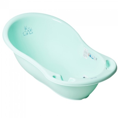 Детская ванночка 92см со сливом Tega Baby Little Bunnies MS-004 ODPLYW-118